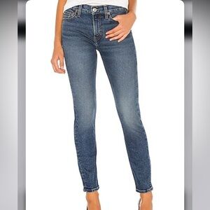 Re/Done 90’s Mid Rise Ankle Crop jean Dark wash size 27